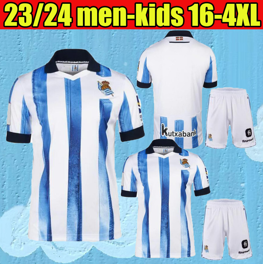 23 24 Real Sociedad Soccer Jerseys home DAVID SILVA OYARZABAL 2023 2024 X PRIETO GOROSABEL PORTU TAKE CARLOS FDEZ CHO RS football shirt men kids, Fans
23 24 Real Sociedad Soccer Jerseys home DAVID SILVA OYARZABAL 2023 2024 X PRIETO GOROSABEL PORTU TAKE CARLOS FDEZ CHO RS football shirt men kids, Fans