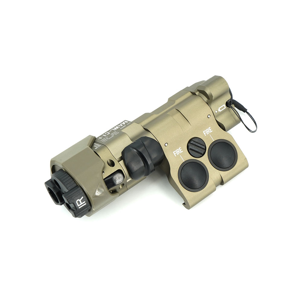 MAWL-C1+ Green Laser Real Metal CNC Newest Replica For Tactical Airsoft IR / Visible Aiming Laser With EC2