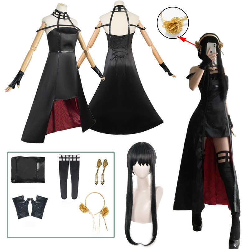 Anime Costumes Yor Forger Cosplay Anime Spy X Family Cosplay Come Yor Forger Wig Black Dress Outfit Cosplay Come Long Hair Women Clothes Z0602
Anime Costumes Yor Forger Cosplay Anime Spy X Family Cosplay Come Yor Forger Wig Black Dress Outfit Cosplay Come Long Hair Women Clothes Z0602