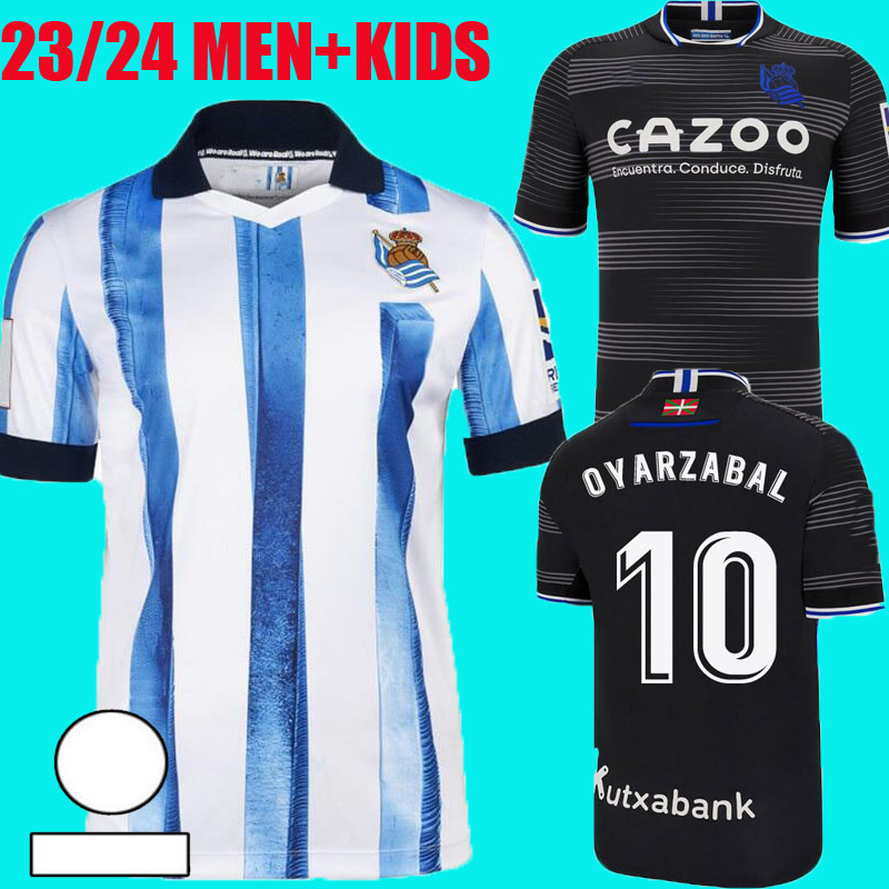 23 24 Real Sociedad Soccer Jerseys OYARZABAL X PRIETO PORTU DAVID SILVA Football Shirt TAKE 2023 2024 Carlos Fernandez camiseta de futbol Men kit kids Equipment, 23/24 away 1
23 24 Real Sociedad Soccer Jerseys OYARZABAL X PRIETO PORTU DAVID SILVA Football Shirt TAKE 2023 2024 Carlos Fernandez camiseta de futbol Men kit kids Equipment, 23/24 away 1