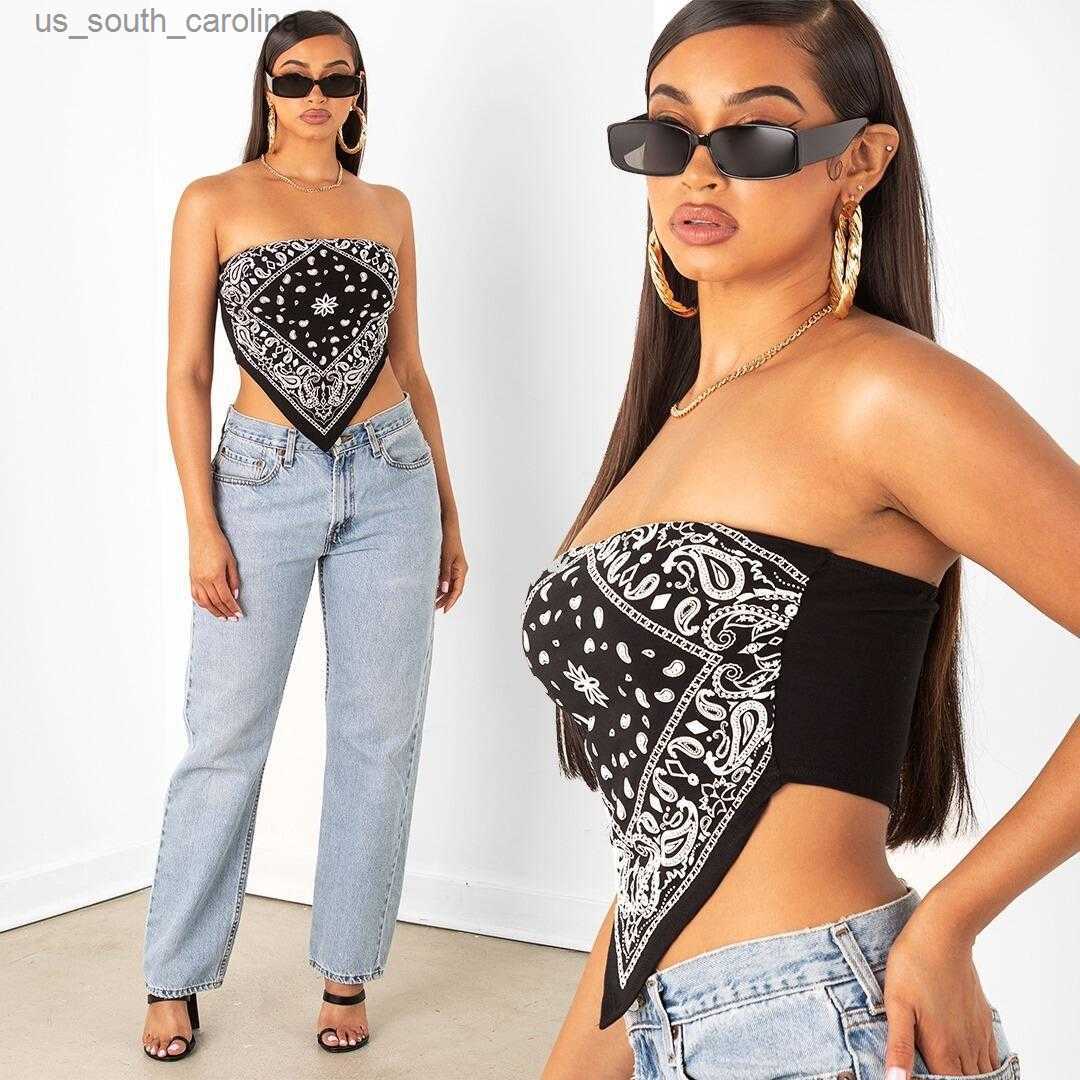 Camis Fashion Print Strapless Sexy Big Handkerchief Top S-3XL Women Summer Scarf Shirt L230522
Camis Fashion Print Strapless Sexy Big Handkerchief Top S-3XL Women Summer Scarf Shirt L230522