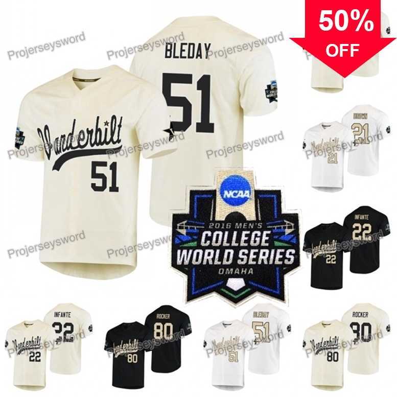 Xflsp GlaMit Vanderbilt Commodores Jersey 21 Tyler Brown 22 Julian Infante 51 J.J. Bleday 80 Kumar Rocker 2019 rare College WS W S Custom Baseball Jersey, Blank black
Xflsp GlaMit Vanderbilt Commodores Jersey 21 Tyler Brown 22 Julian Infante 51 J.J. Bleday 80 Kumar Rocker 2019 rare College WS W S Custom Baseball Jersey, Blank black
