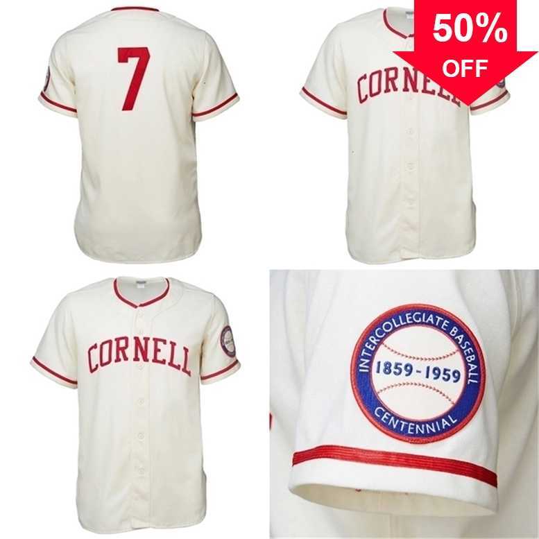 Xflsp GlaMitNess Cornell Big Red 1959 Home Jersey Shirt Custom Men Women Youth Baseball Jerseys Any Name And Number Double Stitched, White your name your number 
Xflsp GlaMitNess Cornell Big Red 1959 Home Jersey Shirt Custom Men Women Youth Baseball Jerseys Any Name And Number Double Stitched, White your name your number