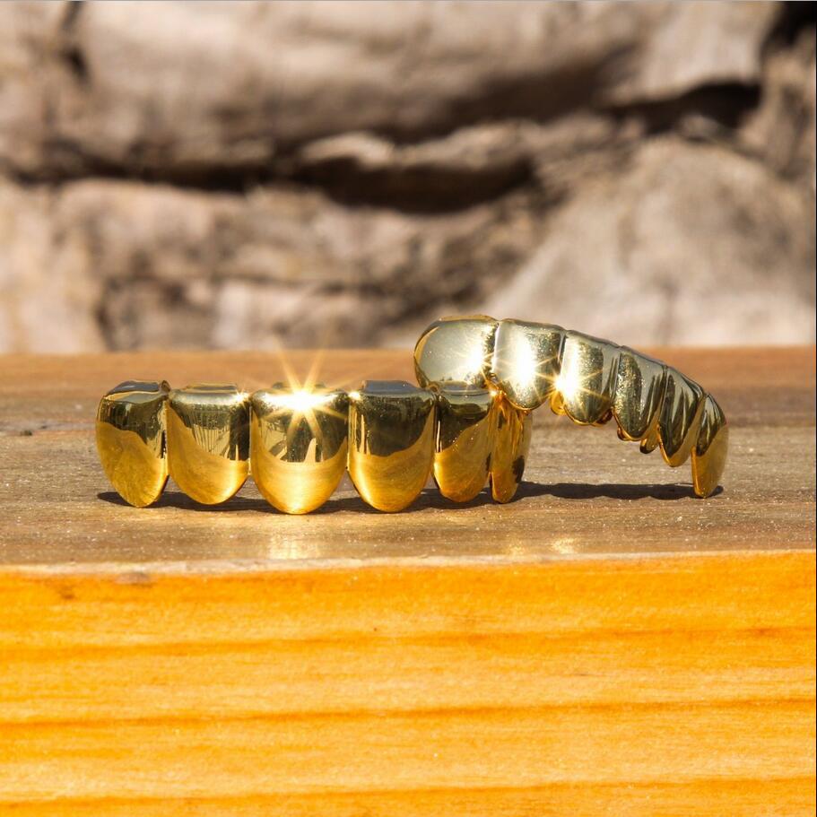 Hip Hop Dental Teeth Grillz Men Women Gold Grills Teeth Set Fashion Jewelry High Quality Eight 8 Top Tooth Six 6 Bottom Grills
Hip Hop Dental Teeth Grillz Men Women Gold Grills Teeth Set Fashion Jewelry High Quality Eight 8 Top Tooth Six 6 Bottom Grills
