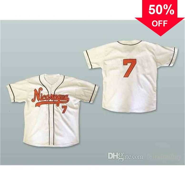 Xflsp GlaC202 Nicaragua 7 White Baseball Jersey Movie Jerseys Men All Stitched Baseball Jerseys white Color, White2
Xflsp GlaC202 Nicaragua 7 White Baseball Jersey Movie Jerseys Men All Stitched Baseball Jerseys white Color, White2