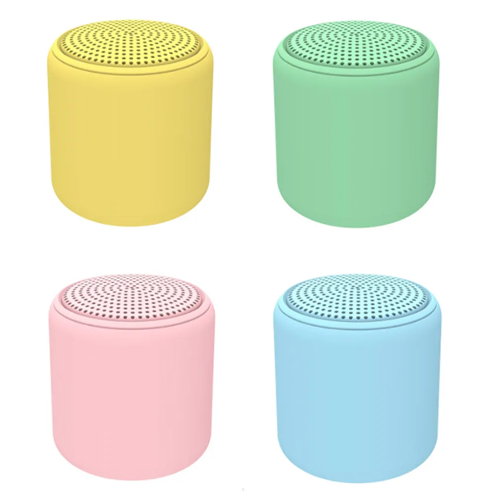 Inpods LittleFun mini Speaker Macaron Metal Bluetooth Speakers Wireless Portable Soundbox TWS True Loudspeaker Outdoor 16 colors