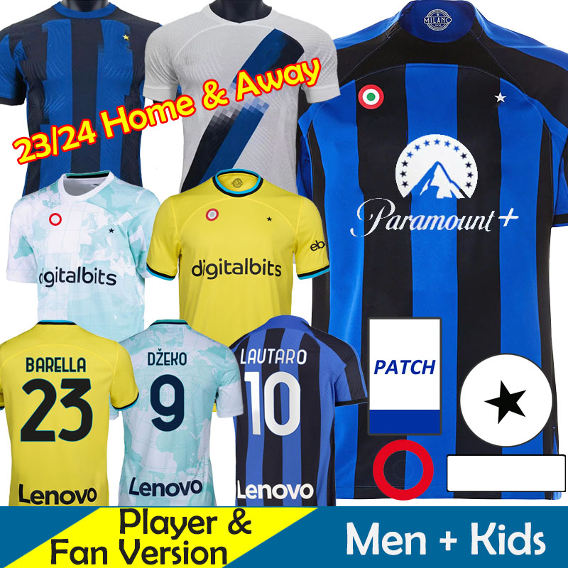 InTErs MilANs Final Soccer Jerseys Kid Kit Maillot de LUKAKU DZEKO LAUTARO 2023 2024 Maglia IM Maglie 23/24 Football Shirt Child Training 115 Year Anniversary Special, Home serie a patch
InTErs MilANs Final Soccer Jerseys Kid Kit Maillot de LUKAKU DZEKO LAUTARO 2023 2024 Maglia IM Maglie 23/24 Football Shirt Child Training 115 Year Anniversary Special, Home serie a patch