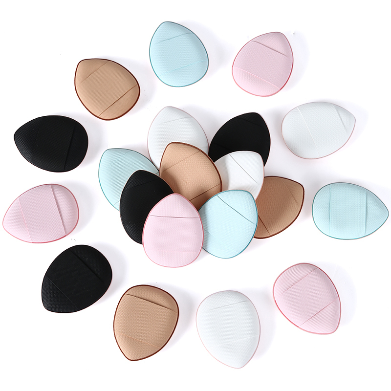 Sponges Applicators Cotton 50100Pc Mini Finger Puff Set Concealer Foundation Air Cushion Cosmetic Sponge Dry Wet BB Cream Applicator Makeup Tool Whole