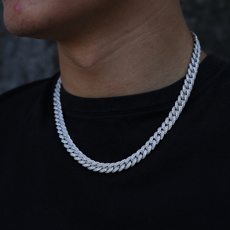 High Quality Full Diamond Zircon Punk Style Hip Hop Bracelet Necklace Bubble 8mm Cuban Chain Full Diamond Chain Necklace for Men
High Quality Full Diamond Zircon Punk Style Hip Hop Bracelet Necklace Bubble 8mm Cuban Chain Full Diamond Chain Necklace for Men