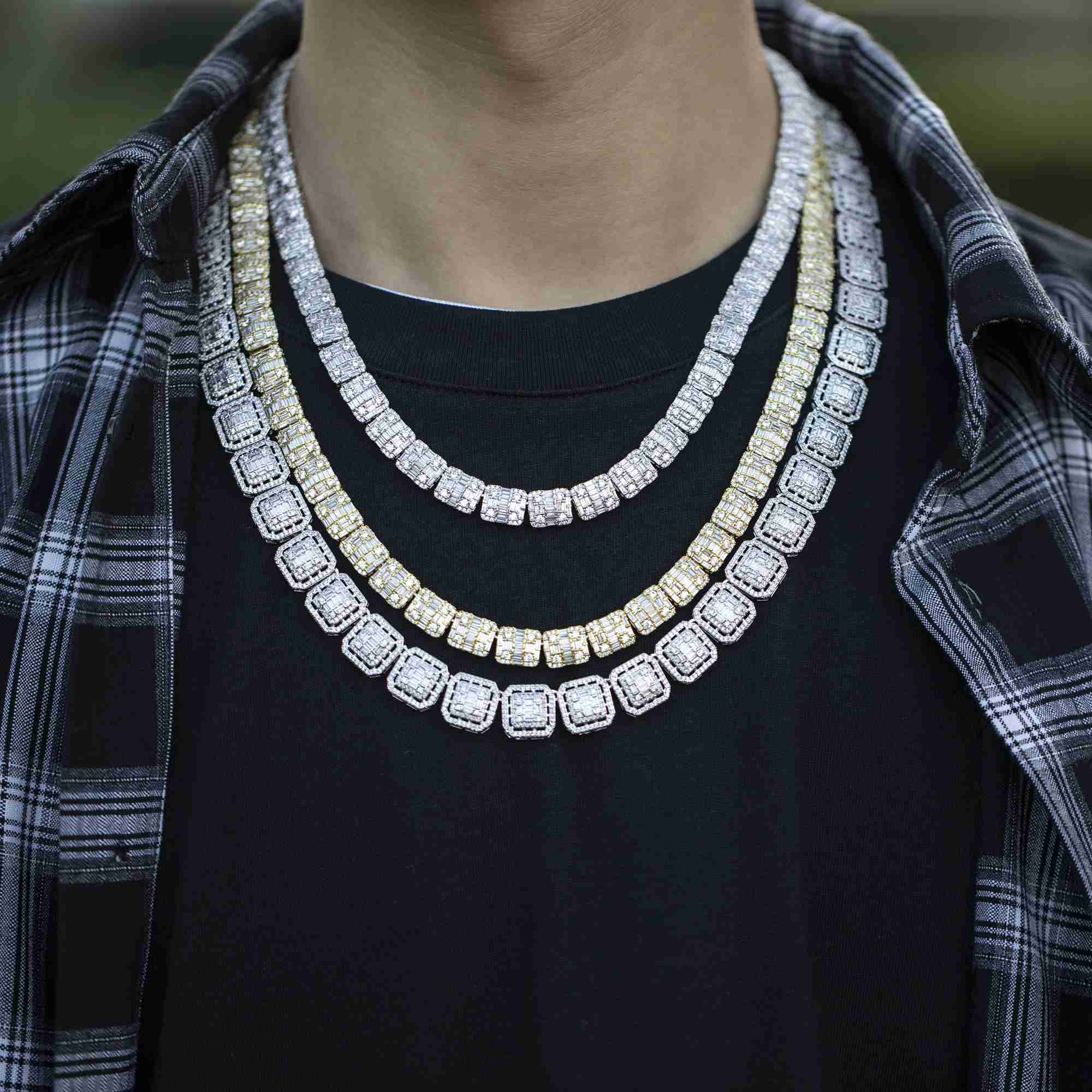 Fine Jewelry Hip Hop Iced Out Tarnish Free Necklace Sterling Silver Customised Moissanite Diamond Necklace
Fine Jewelry Hip Hop Iced Out Tarnish Free Necklace Sterling Silver Customised Moissanite Diamond Necklace