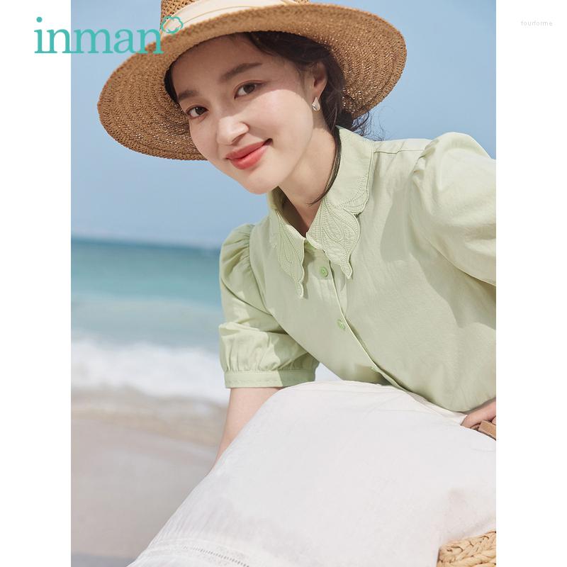Women's Blouses INMAN Women Blouse 2023 Summer Puff Short Sleeve Butterfly Collar Loose Shirts Embroidery Literary Cute Chic Green Beige, Light green
Women's Blouses INMAN Women Blouse 2023 Summer Puff Short Sleeve Butterfly Collar Loose Shirts Embroidery Literary Cute Chic Green Beige, Light green