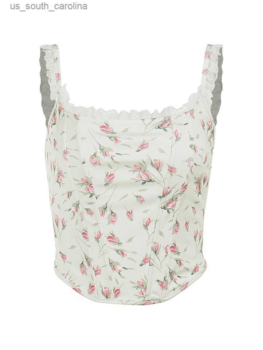 Camis Women Corset Tops Low Cut Sleeveless Spaghetti Strap Lace Trim Floral Print Boned Tank Tops Camisole Streetwear L230522, A-apricot
Camis Women Corset Tops Low Cut Sleeveless Spaghetti Strap Lace Trim Floral Print Boned Tank Tops Camisole Streetwear L230522, A-apricot