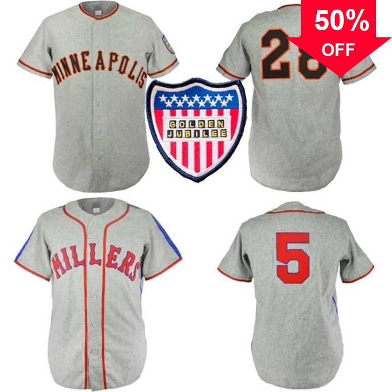 Xflsp GlaMitNess Minneapolis Millers 1944 1951 Road Jersey Custom Men Women Youth Baseball Jerseys Any Name And Number Double Stitched, Grey number 5 no name
Xflsp GlaMitNess Minneapolis Millers 1944 1951 Road Jersey Custom Men Women Youth Baseball Jerseys Any Name And Number Double Stitched, Grey number 5 no name