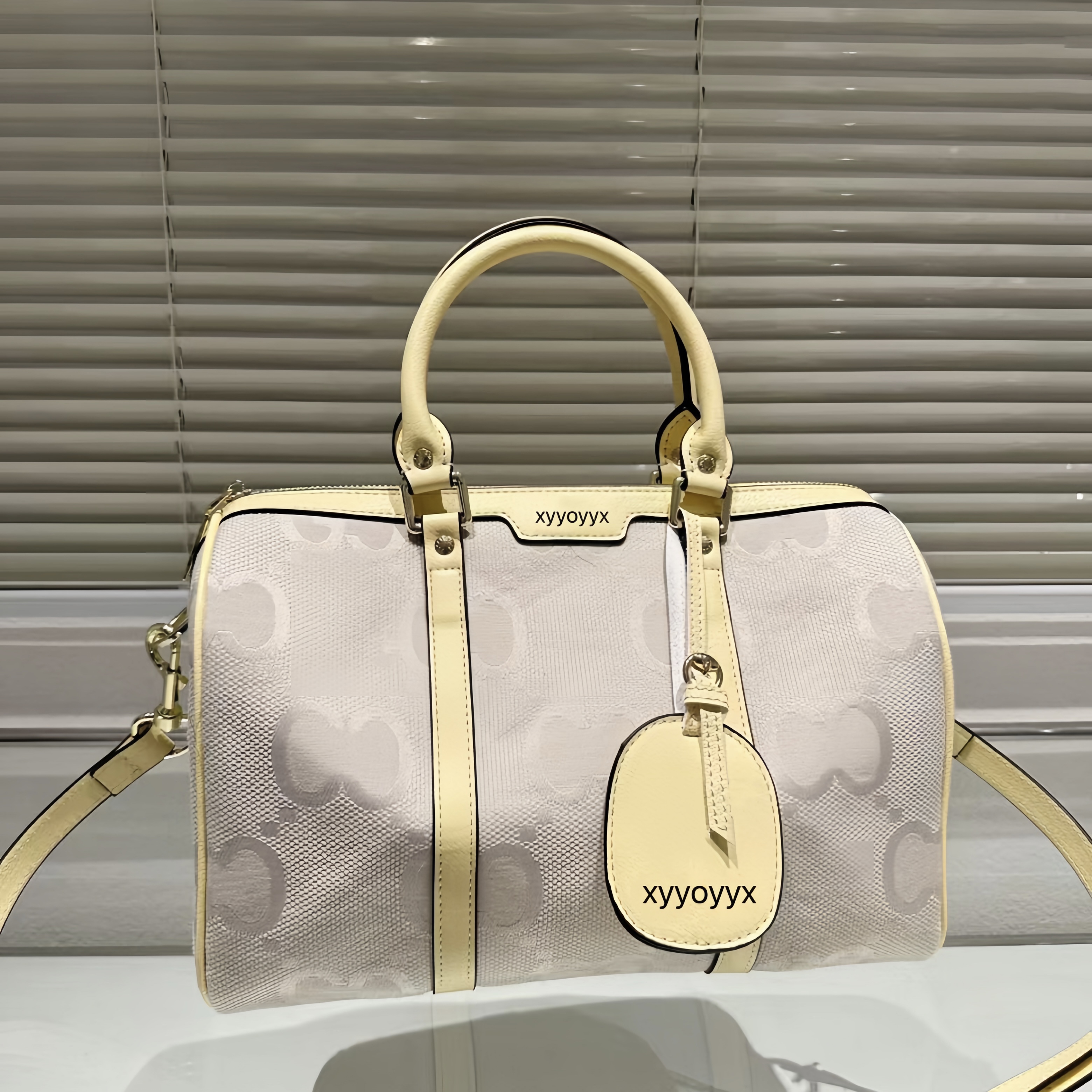 luxury handbag designer bag tote shoulder bags designer purses handbags for women Artwork Metallic Oxford Lock tote bag handbag high quality designer bags, Beige