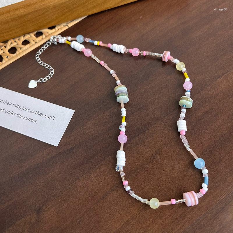 Choker Minar Bohemia Irregular Natural Stone Shell Beaded Necklaces For Women Multicolor Strand Button Necklace Holiday Jewelry
Choker Minar Bohemia Irregular Natural Stone Shell Beaded Necklaces For Women Multicolor Strand Button Necklace Holiday Jewelry