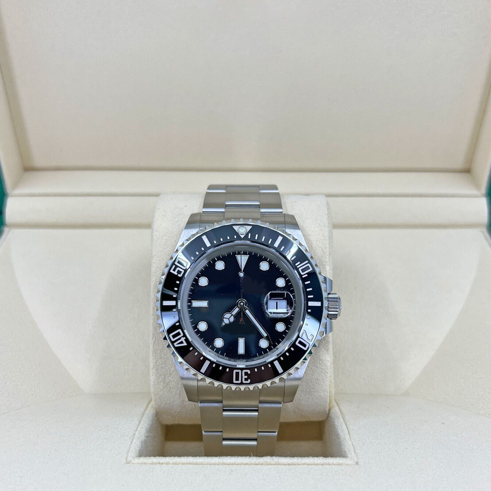 126600 SEA DWELLER 43MM STEEL BLACK CERAMIC BEZEL RED LETTER-Fashion brand automatic waterproof sapphire men's watch
126600 SEA DWELLER 43MM STEEL BLACK CERAMIC BEZEL RED LETTER-Fashion brand automatic waterproof sapphire men's watch