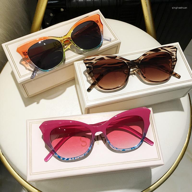 Sunglasses Cat Eye Woman Vintage Brand Shades Gradient Sun Glasses Retro Eyewear Female UV400 Protection Summer
Sunglasses Cat Eye Woman Vintage Brand Shades Gradient Sun Glasses Retro Eyewear Female UV400 Protection Summer