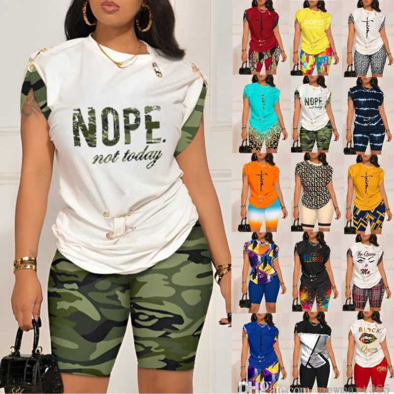 2023 Designer Tracksuits Plus Size 3xl Women Summer Fashion Casual Two Piece Set Digital Print Short Sleeve And Shorts Track Suits 2 Piece Outfits, #6
2023 Designer Tracksuits Plus Size 3xl Women Summer Fashion Casual Two Piece Set Digital Print Short Sleeve And Shorts Track Suits 2 Piece Outfits, #6