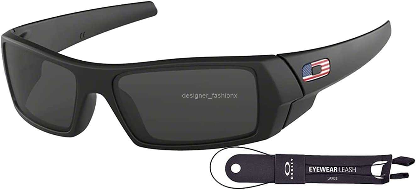 Fashion Sunglasses Designer Brand Luxury Outdoor Summer 0akleyss polarizing UV400 Gascan OO9014 Sunglasses+BUNDLE Leash+ BUNDLE with iWear Care Kit