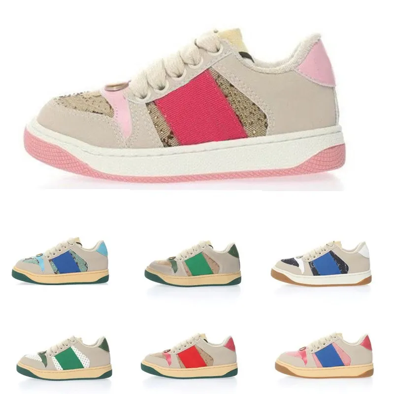 2023 Dirty Designer Kids Shoes Screener Sneaker Luxury Classic Blue Red Stripe Rubber Leather Distressed Shoe flat Low Top Men Women Outdoor Sneakers 26-45, Shoe box
2023 Dirty Designer Kids Shoes Screener Sneaker Luxury Classic Blue Red Stripe Rubber Leather Distressed Shoe flat Low Top Men Women Outdoor Sneakers 26-45, Shoe box