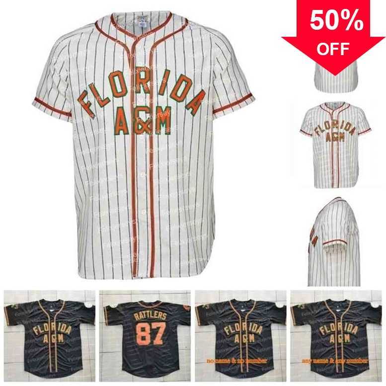 Xflsp GlaC202 87 Rattlers Florida A&M University 1965 Home Baseball Jersey For Mens Womens Youth Double Stitched Name and Number White Black High Quailty, Black blank no name and no number
Xflsp GlaC202 87 Rattlers Florida A&M University 1965 Home Baseball Jersey For Mens Womens Youth Double Stitched Name and Number White Black High Quailty, Black blank no name and no number
