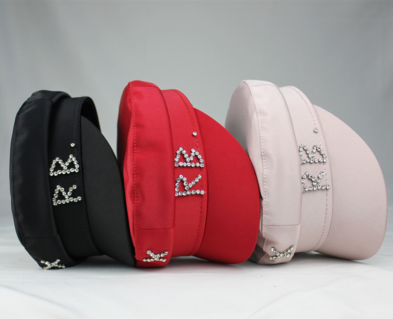 Berets Simple RB Hat Women Men Street Fashion Style sboy Hats Black Berets Flat Top Caps Men Drop Ship Cap 230602