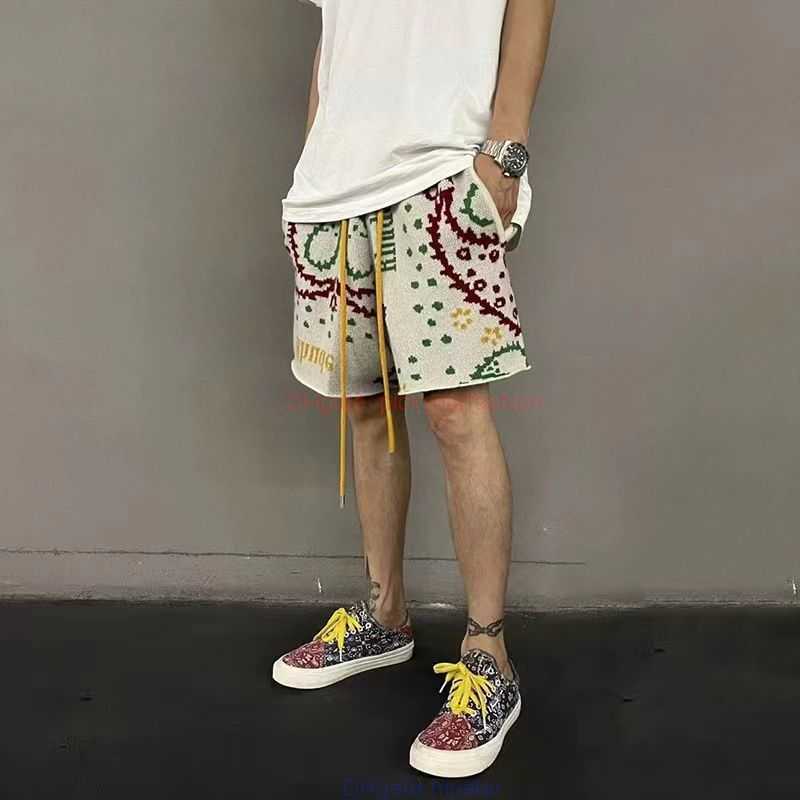 Designer Short Fashion Casual Clothing Beach shorts Version High Street Rhude New Cashew Flower Shorts Sports Star Same Letter Drawstring Capris Trend Joggers Spor, Creamy-white
Designer Short Fashion Casual Clothing Beach shorts Version High Street Rhude New Cashew Flower Shorts Sports Star Same Letter Drawstring Capris Trend Joggers Spor, Creamy-white