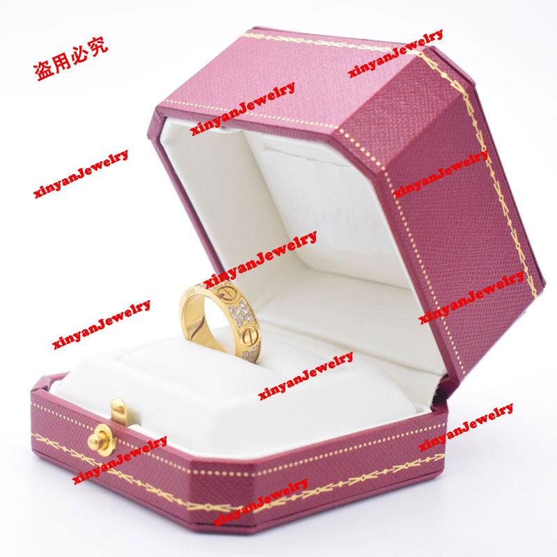 Designer Rings Love Ring Unisex Men Women Couple Rings Jewelry Gift Size 6-10