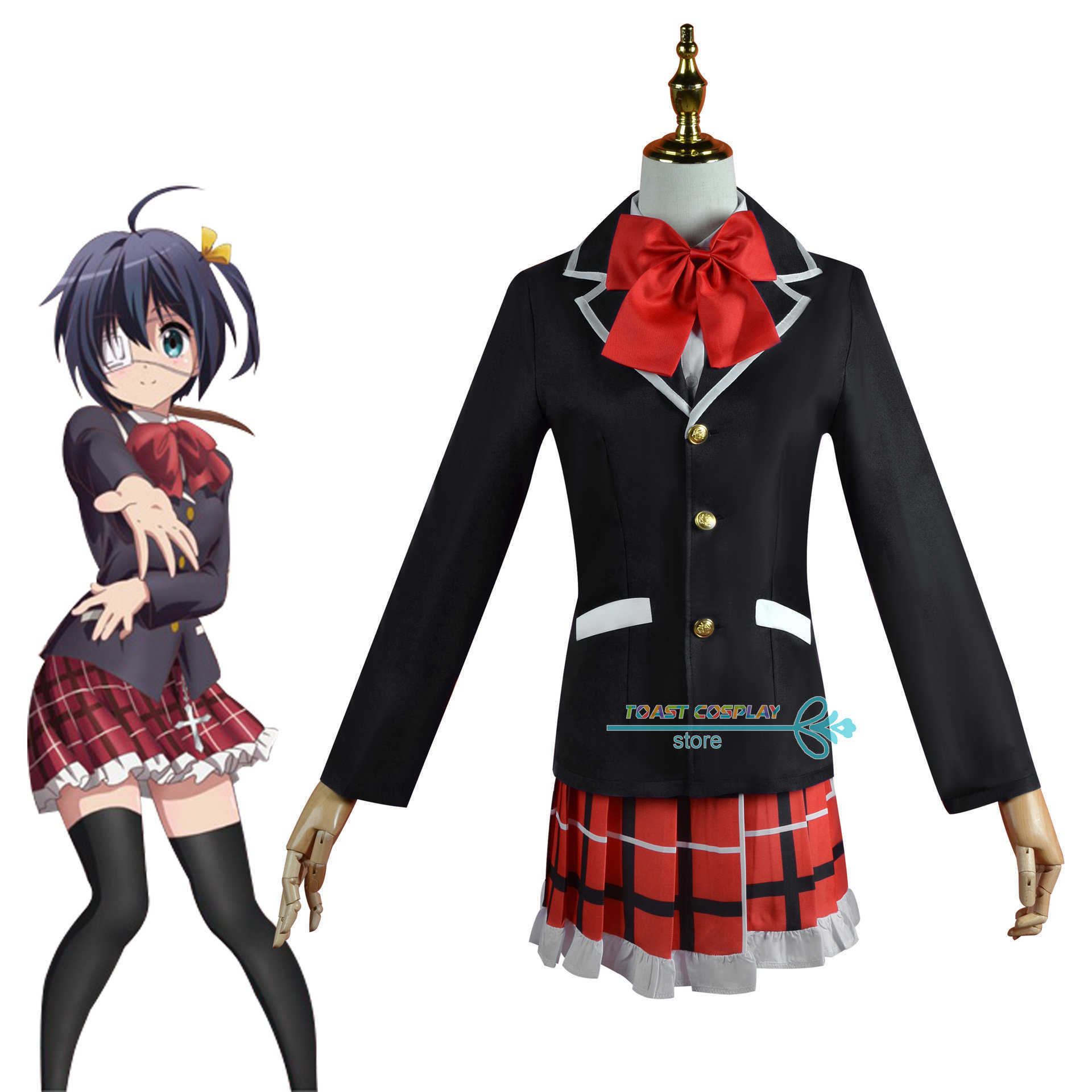 Anime Costumes Love Chunibyo Other Delusions Takanashi Rikka Dekomori Sanae Anime Cosplay Wig Melting Woman Skirts Jk Uniform Z0602
Anime Costumes Love Chunibyo Other Delusions Takanashi Rikka Dekomori Sanae Anime Cosplay Wig Melting Woman Skirts Jk Uniform Z0602
