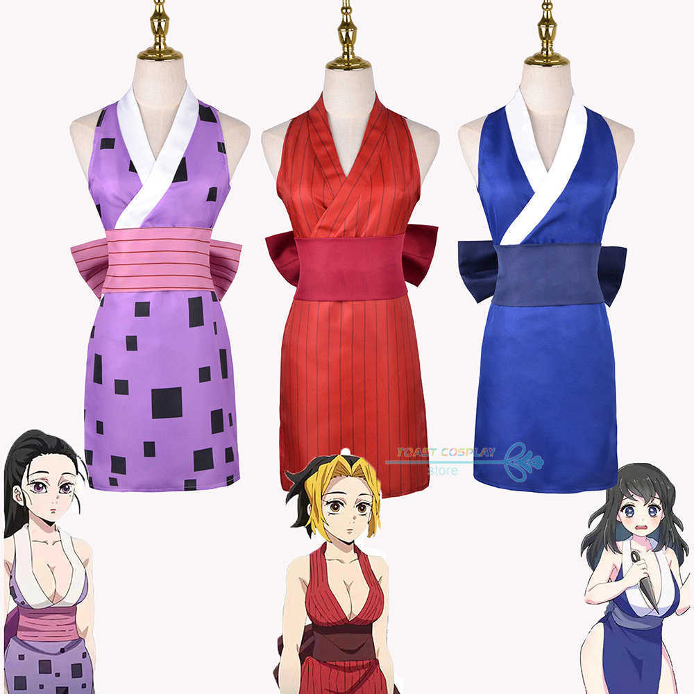 Anime Costumes Cosplay Anime Kimetsu no Yaiba Suma Hinatsuru Makio Sexy Various Colors are Available Cosplay Comes Dress Melting Clothing Z0602
Anime Costumes Cosplay Anime Kimetsu no Yaiba Suma Hinatsuru Makio Sexy Various Colors are Available Cosplay Comes Dress Melting Clothing Z0602