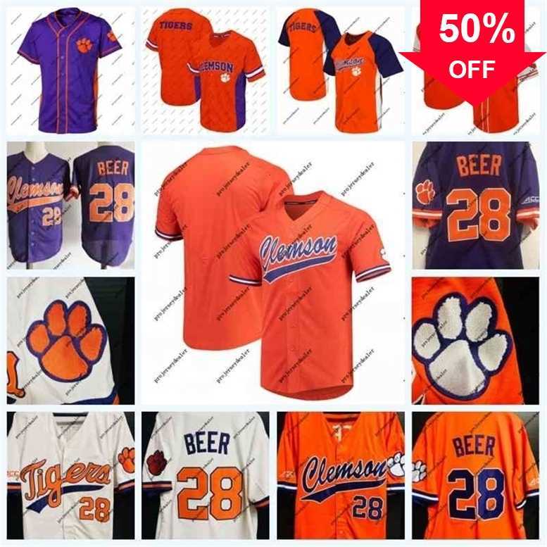 Xflsp GlaC202 Clemson Tigers 8 Logan Davidson 28 Seth Beer 9 Greene 10 Kyle Wilkie 23 Carson Spiers 12 Justin Wrobleski NCAA College Baseball Jersey, Orange 5
Xflsp GlaC202 Clemson Tigers 8 Logan Davidson 28 Seth Beer 9 Greene 10 Kyle Wilkie 23 Carson Spiers 12 Justin Wrobleski NCAA College Baseball Jersey, Orange 5