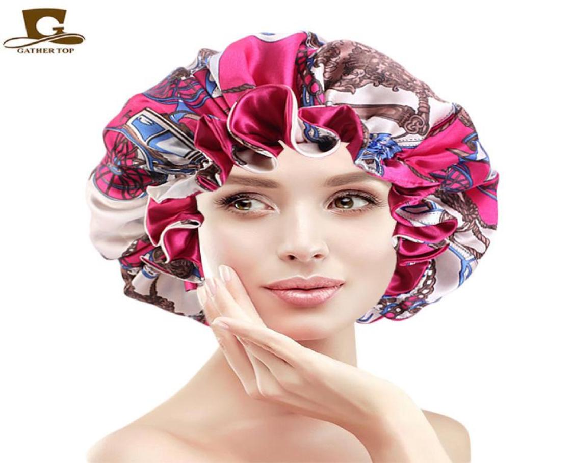 New Large satin linned bonnet sleep cap Doublesided Reversible Satin Bonnet Hat Silky Night Sleep Cover Cap Ladies Hair Styling9383013, Red
New Large satin linned bonnet sleep cap Doublesided Reversible Satin Bonnet Hat Silky Night Sleep Cover Cap Ladies Hair Styling9383013, Red