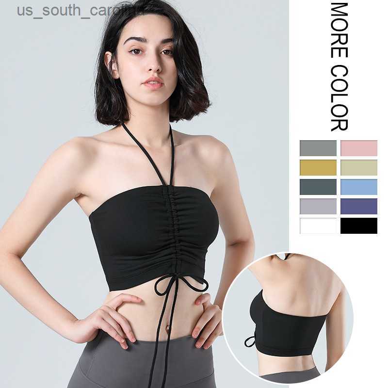 Camis Sports Bra Women Hanging Neck Yoga Shockproof Padded Bra Backless Drawsting Tank Top Bra Activewear Push Up Gym Workout Bra S-XL L230522, Pink
Camis Sports Bra Women Hanging Neck Yoga Shockproof Padded Bra Backless Drawsting Tank Top Bra Activewear Push Up Gym Workout Bra S-XL L230522, Pink