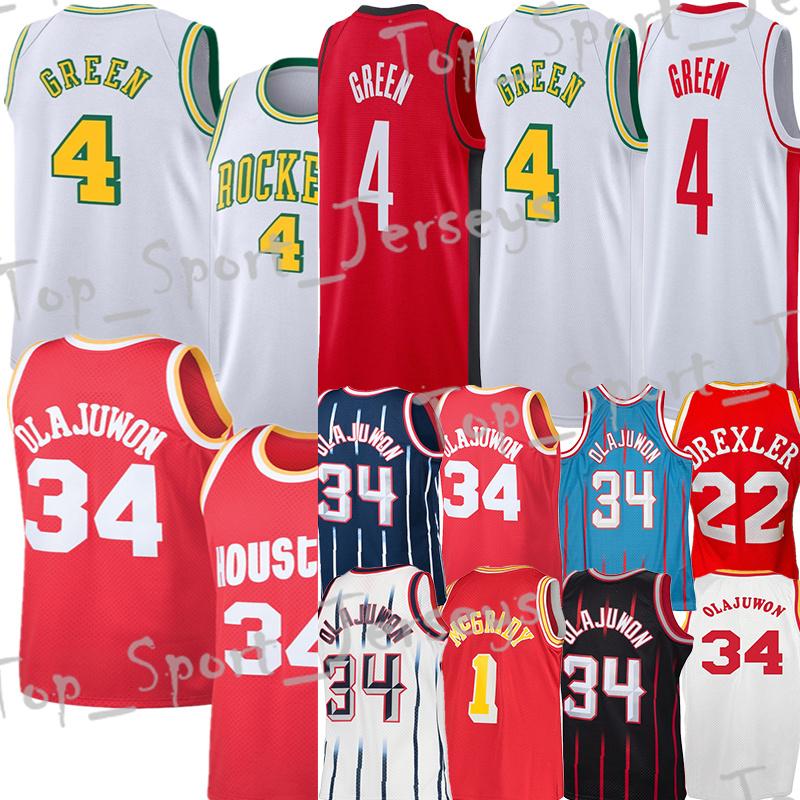 #4 Jalen Green Basketball Jersey #3 Kevin Porter Jr. Hakeem Olajuwon Clyde Drexler 1 Tracy McGrady jerseys, Gray
#4 Jalen Green Basketball Jersey #3 Kevin Porter Jr. Hakeem Olajuwon Clyde Drexler 1 Tracy McGrady jerseys, Gray