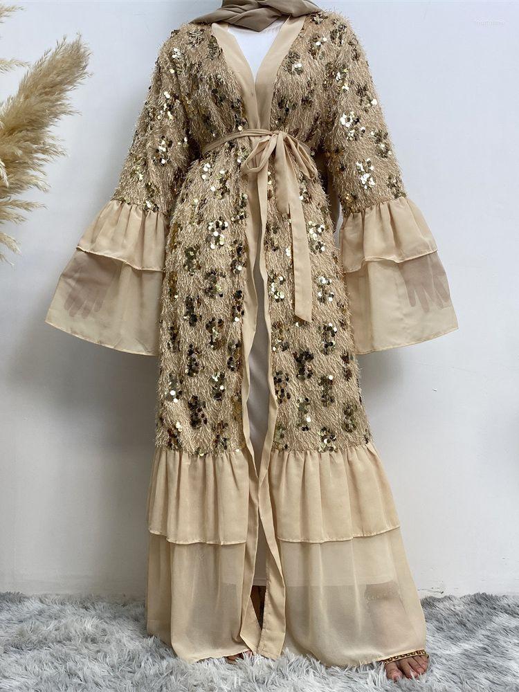 Ethnic Clothing Elegant Ramadan Eid Sequined Beading Muslim Abaya Long Robe Gowns Kimono Abayas Islamic Prayer Worship Service Wq2399
Ethnic Clothing Elegant Ramadan Eid Sequined Beading Muslim Abaya Long Robe Gowns Kimono Abayas Islamic Prayer Worship Service Wq2399