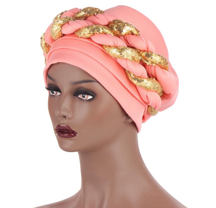 Latest Shinning Sequins Turban Cap for Women Ready Female Head Wraps African Auto Headtie Already Made Headties7629641, Red
Latest Shinning Sequins Turban Cap for Women Ready Female Head Wraps African Auto Headtie Already Made Headties7629641, Red