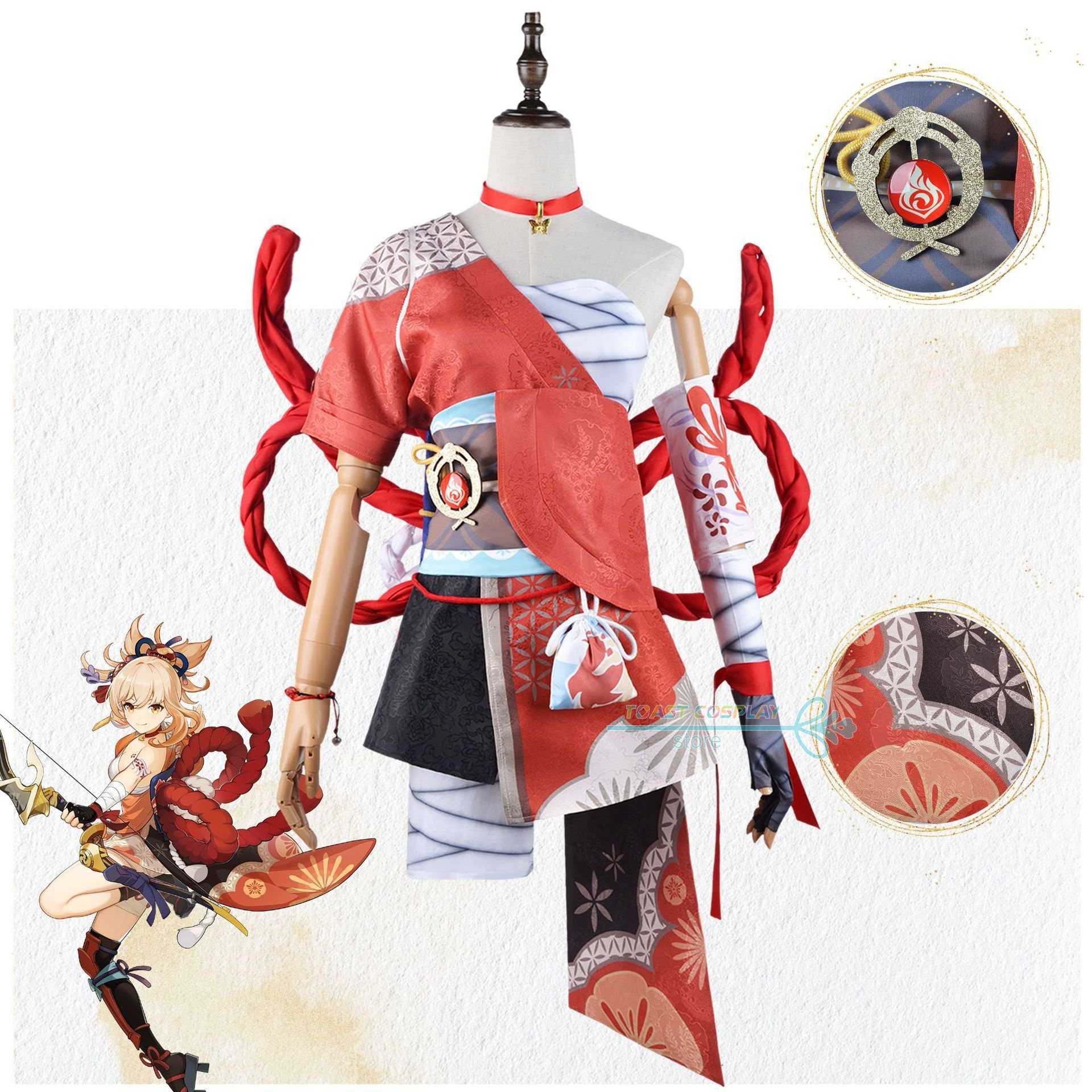 Anime Costumes Game Genshin Impact Yoimiya Cosplay Come Yoimiya Outfit Include Dress Wig for sexy Anime Cosplay Charming Suits Z0602
Anime Costumes Game Genshin Impact Yoimiya Cosplay Come Yoimiya Outfit Include Dress Wig for sexy Anime Cosplay Charming Suits Z0602