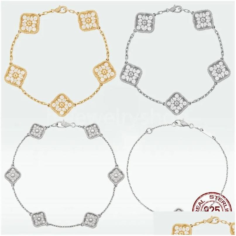 Charm Bracelets Classic Fashion 4Four Leaf Clover Designer Jewelry 18K Gold Bangle Bracelet For Women Men Necklaces Chain Elegant Dr Dh0S8
Charm Bracelets Classic Fashion 4Four Leaf Clover Designer Jewelry 18K Gold Bangle Bracelet For Women Men Necklaces Chain Elegant Dr Dh0S8