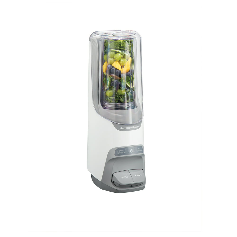 Hamilton Beach 53625 Power Blender Plus 20 Oz Blender, 800 Watts, Smoothie, Green Smoothie, Blend and Pulse Functions, Leakproof Flip-Top L