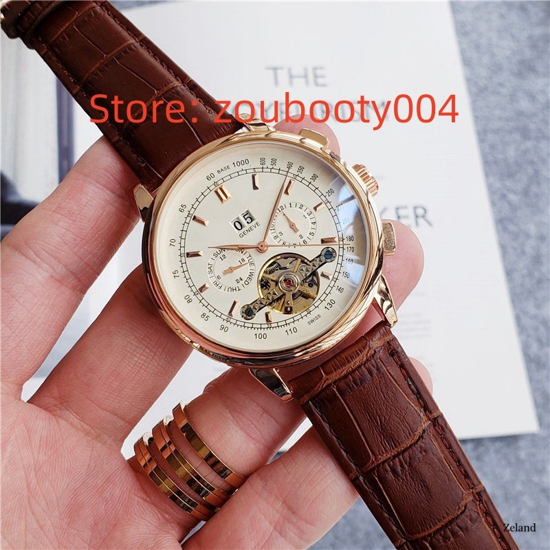 AAA men's mechanical wristwatch business automatic mechanical movement Tourbillon sapphire mirror VVY
AAA men's mechanical wristwatch business automatic mechanical movement Tourbillon sapphire mirror VVY