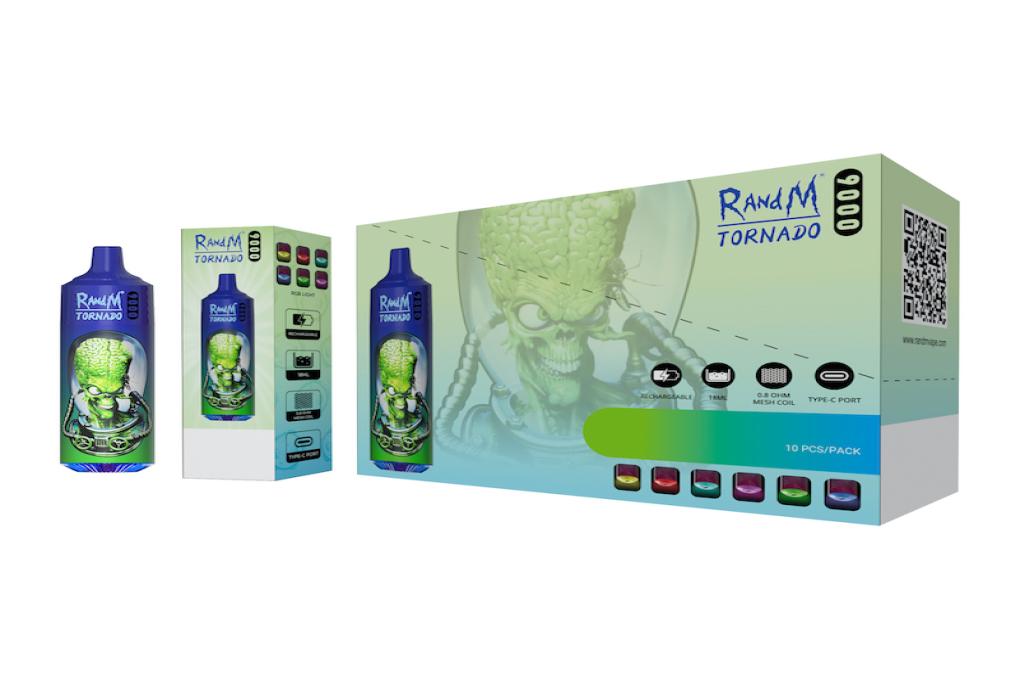 Original Randm Tornado Puff 9000 Vapes E Cigarette 0mg 20mg 50mg 18ml Mesh Coil Rechargeable Disposable Vape Puff 2800 1600 800 158211199
Original Randm Tornado Puff 9000 Vapes E Cigarette 0mg 20mg 50mg 18ml Mesh Coil Rechargeable Disposable Vape Puff 2800 1600 800 158211199
