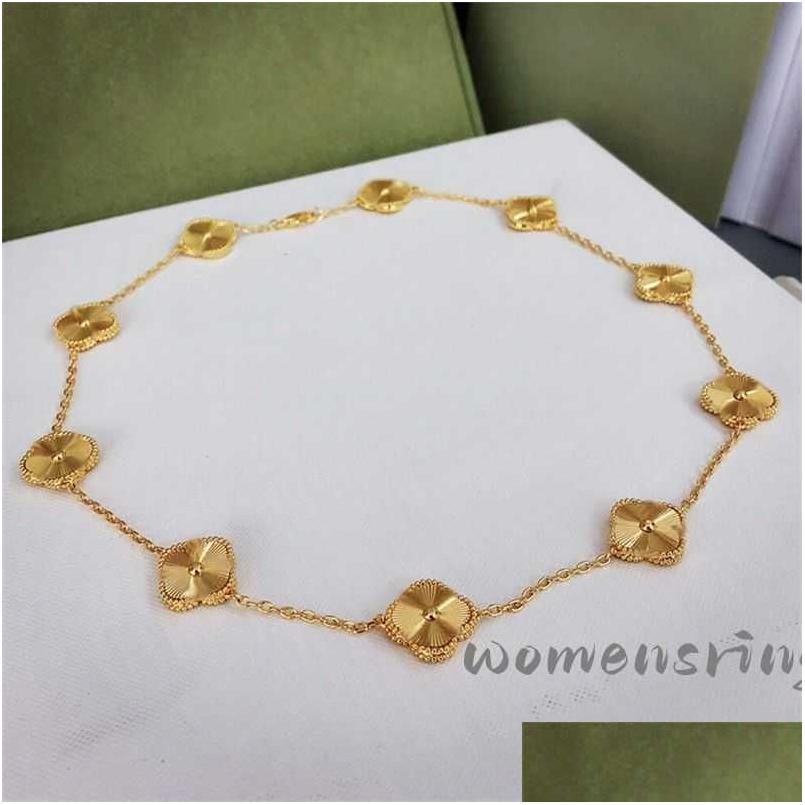 Pendant Necklaces Woman Jewelry Brand 10 Flower Necklace Fashion Set With Diamonds Elegant Clover Gift Quality Drop Delivery Pendants Dhvj1
Pendant Necklaces Woman Jewelry Brand 10 Flower Necklace Fashion Set With Diamonds Elegant Clover Gift Quality Drop Delivery Pendants Dhvj1