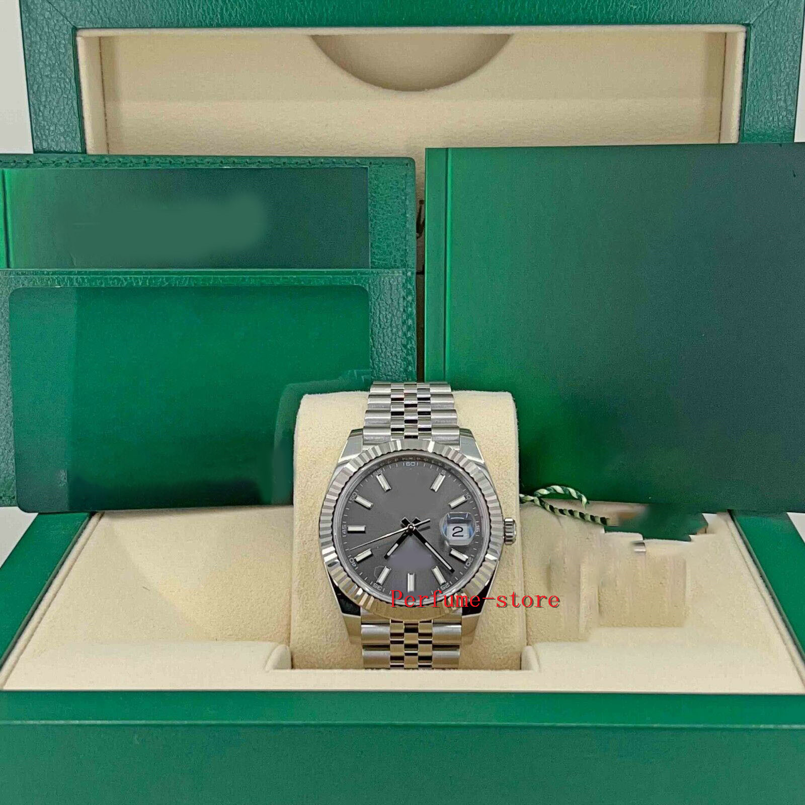 Datejust, 41mm, Slate Stick Dial, Jubilee, Fluted, 126334-Fashion brand automatic waterproof sapphire men's watch
Datejust, 41mm, Slate Stick Dial, Jubilee, Fluted, 126334-Fashion brand automatic waterproof sapphire men's watch