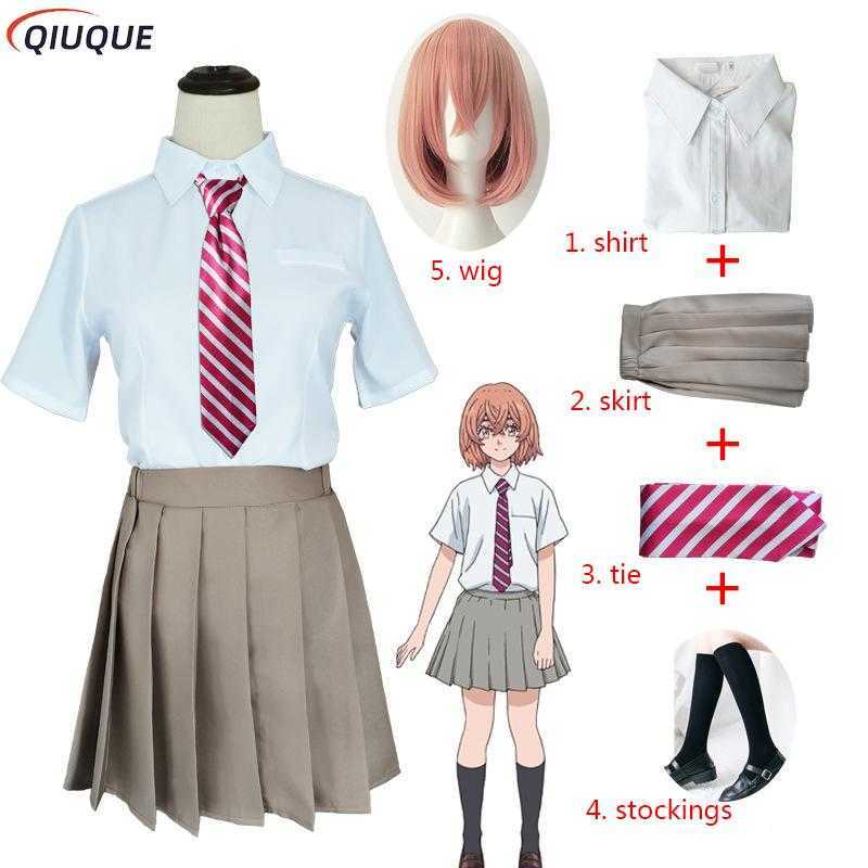 Anime Costumes Tokyo Revengers Tachibana Hinata Cosplay Come Wigs Women JK School Uniform Outfits Suit Wig Halloween Anime Clothes Z0602
Anime Costumes Tokyo Revengers Tachibana Hinata Cosplay Come Wigs Women JK School Uniform Outfits Suit Wig Halloween Anime Clothes Z0602