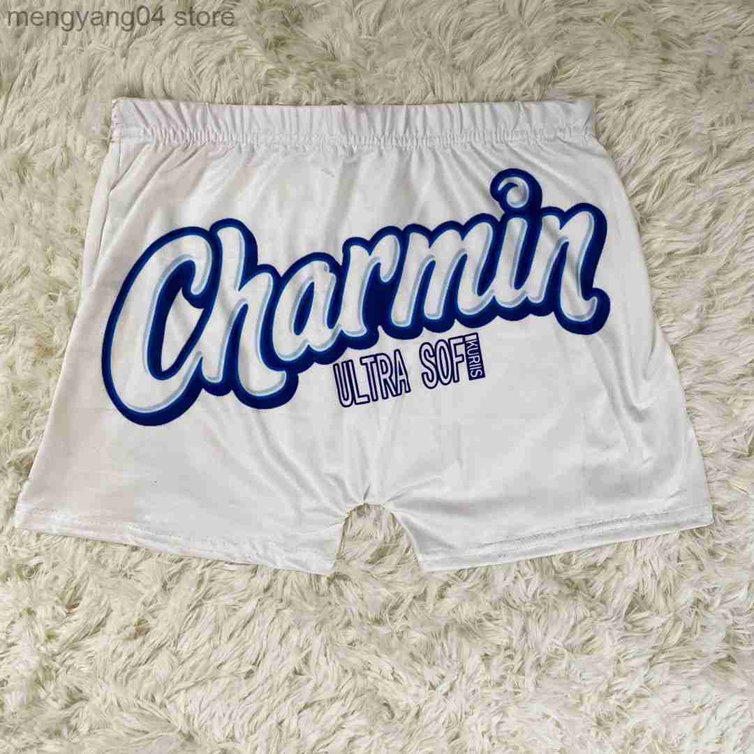 Women's Shorts Hot Sale Women's Booty Shorts High Waist Short Sweatpants Summer Women Clothes Candy Snack Kitkat Home Boxer Shorts T230603