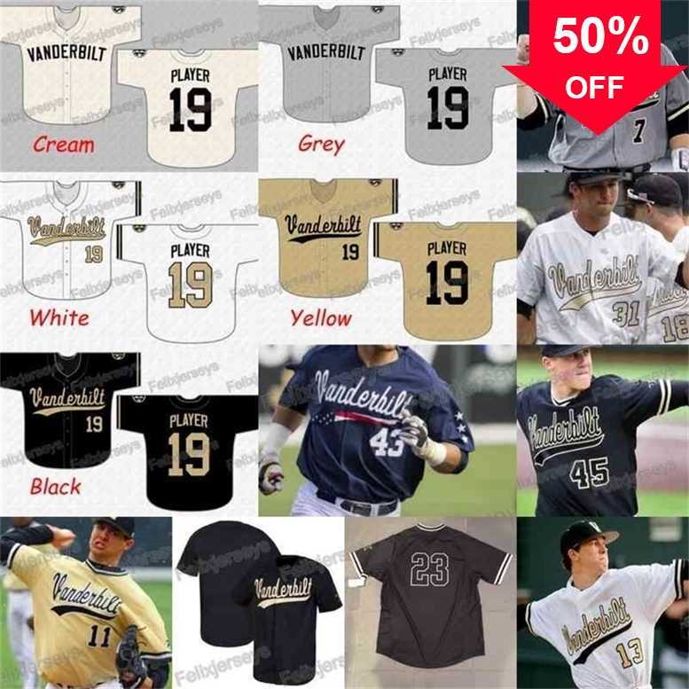 Xflsp GlaC202 Custom Vanderbilt Commodores College Baseball Jerseys NCAA Custom Stitched Baseball Jersey S to 3XL Fast, Black
Xflsp GlaC202 Custom Vanderbilt Commodores College Baseball Jerseys NCAA Custom Stitched Baseball Jersey S to 3XL Fast, Black