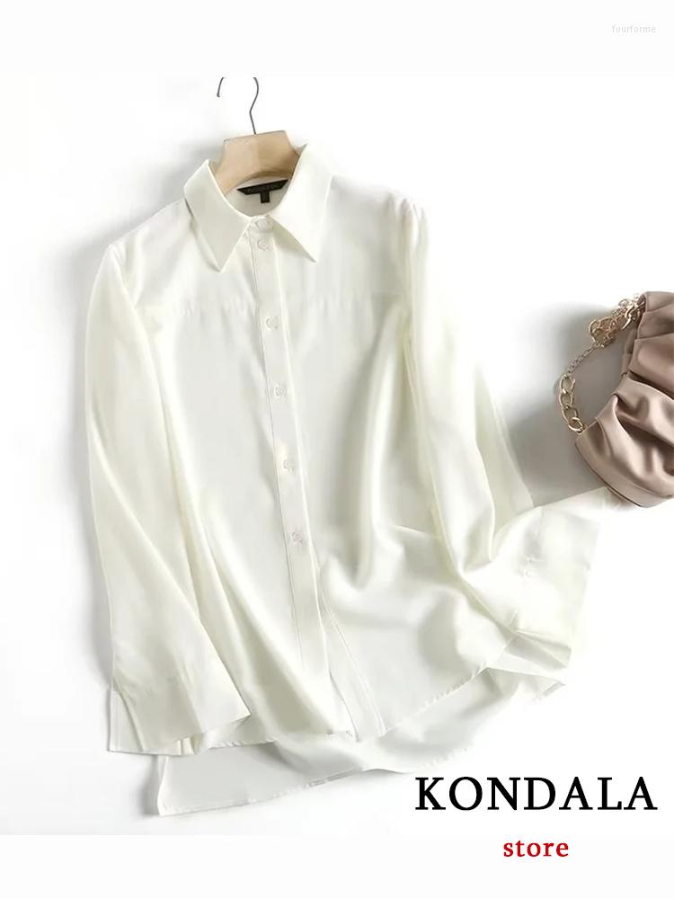 Women' Blouses KONDALA Vintage Solid White Oversized Women Long Sleeve Loose Casual Blouse Office Lady Fashion 2023 All Match Chiffon, As-picture
Women' Blouses KONDALA Vintage Solid White Oversized Women Long Sleeve Loose Casual Blouse Office Lady Fashion 2023 All Match Chiffon, As-picture