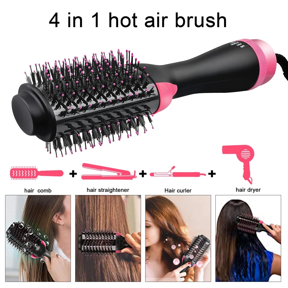 Hair Dryer Hot Air Brush Styler and Volumizer Women Multifunctional Hair Straightener Curler One Step Electric Blow Dryer Brush
Hair Dryer Hot Air Brush Styler and Volumizer Women Multifunctional Hair Straightener Curler One Step Electric Blow Dryer Brush