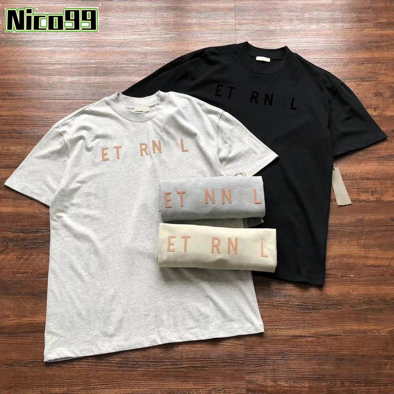 23ss t shirt flocked letter print pattern round neck cotton loose black and gray versatile men and women street short sleeve, #02
23ss t shirt flocked letter print pattern round neck cotton loose black and gray versatile men and women street short sleeve, #02