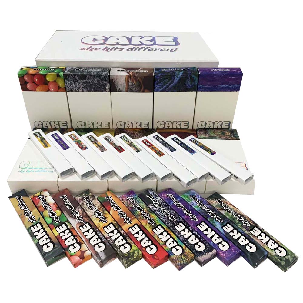 New arrived Gen 6 Cake Disposable Vape Pens 280mah Rechargeable Battery 1.0ml Empty Vaporizer Pods Cartridges E cigarettes carts with packaging 10 flavors
New arrived Gen 6 Cake Disposable Vape Pens 280mah Rechargeable Battery 1.0ml Empty Vaporizer Pods Cartridges E cigarettes carts with packaging 10 flavors